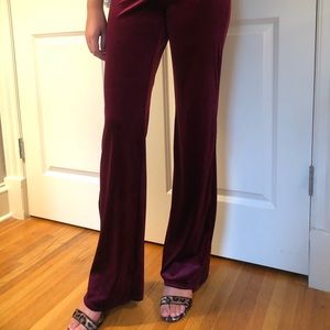Windsor velvet flair pants